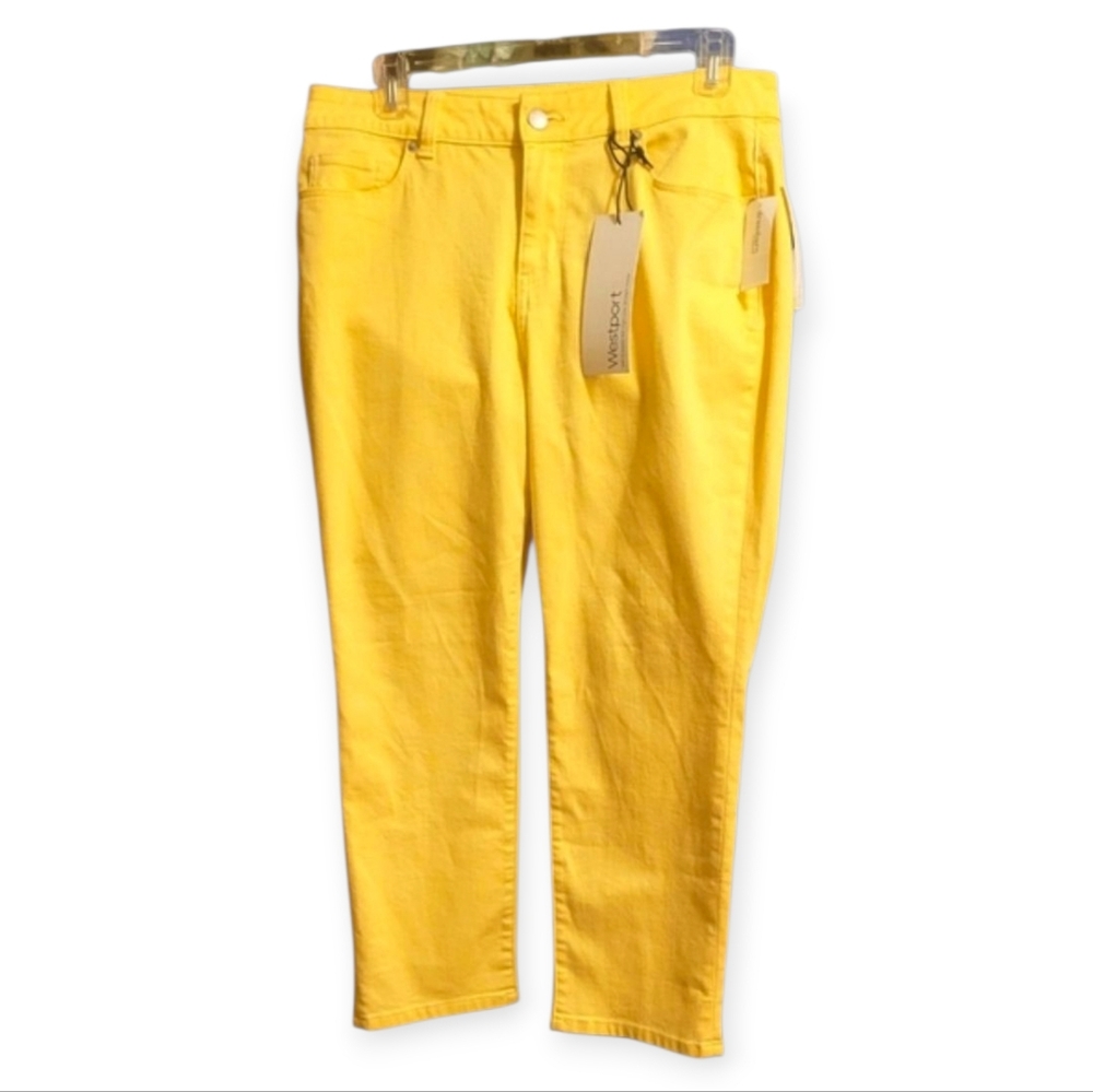 Westport High-Rise Straight Ankle Pants Women Size 10P